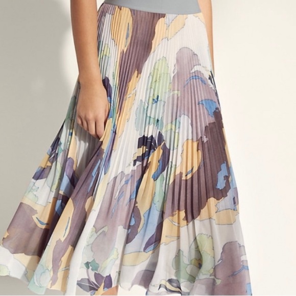 Aritzia Dresses & Skirts - Beautiful multicolour chiffon twirly & swirly midi skirt by Wilifred/Aritzia